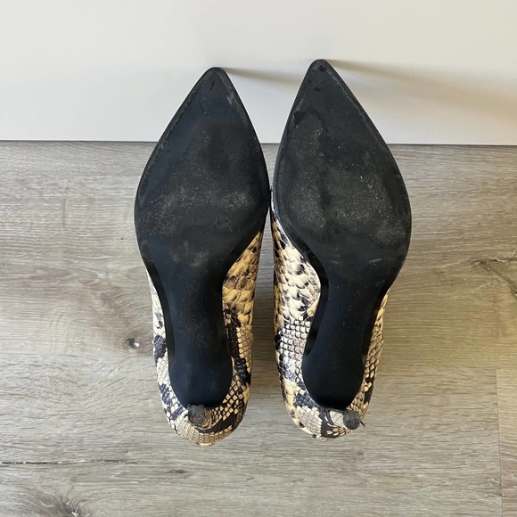 Zara Snakeskin Booties size EU 40 / US 9 - Picture 4 of 12